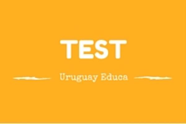 Imagen que dice "Test Uruguay Educa"