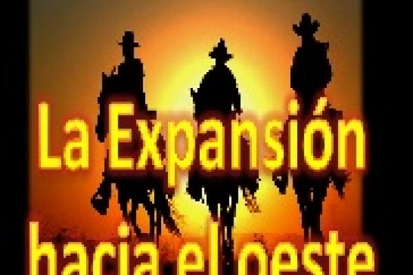 Tres vaqueros cabalgando y sobre la imagen el título de la presentación.