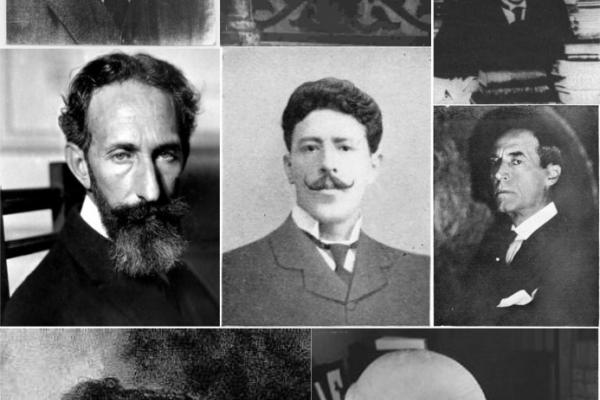 Fotocomposición de las fotos de algunos miembros de la generación del 900