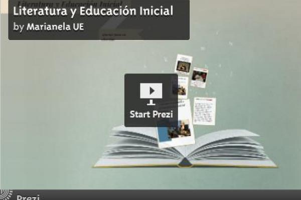 Primera diapositiva de la presentación animada en Prezi.
