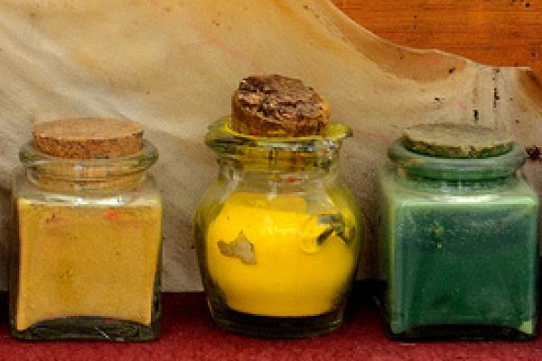Frascos de colores