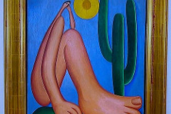 Cuadro con figura humana