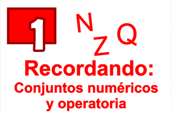 Número 1 y texto con nombre del módulo