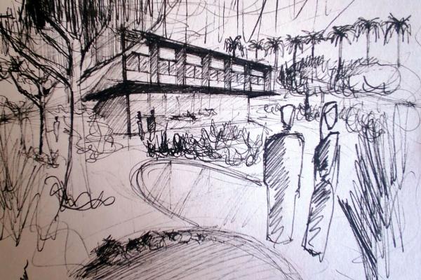 Croquis arquitectónico