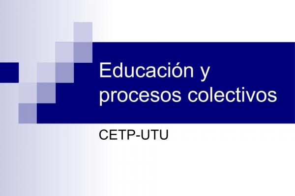 presentación educación y procesos colectivos