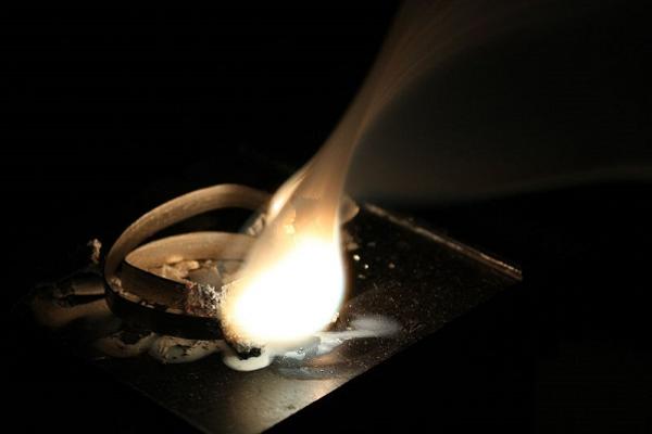 Combustión del magnesio