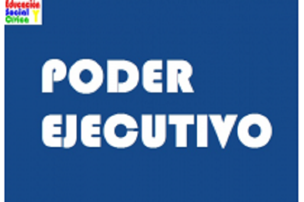 Imagen que dice Poder Ejecutivo