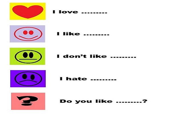 Sample poster with expressiona like I love