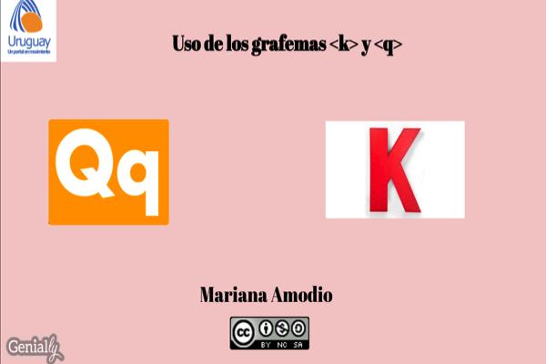 Los grafemas k y q