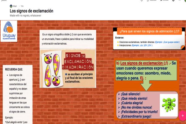Los signos de exclamación