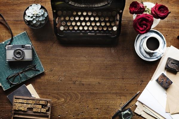 Máquina de escribir y objetos