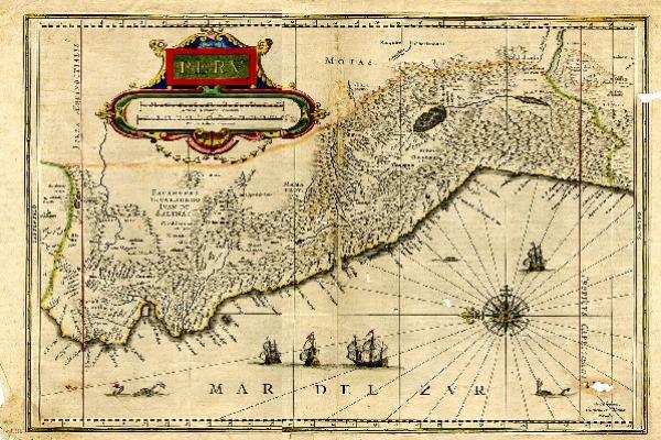 Mapa español antiguo