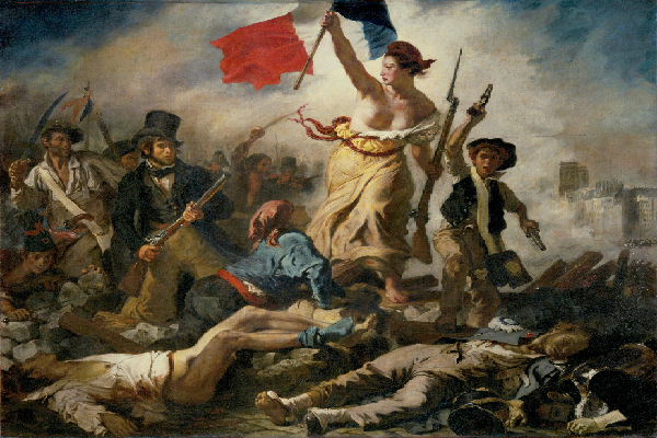 Cuadro de Eugene Delacroix, La libertad guiando al pueblo