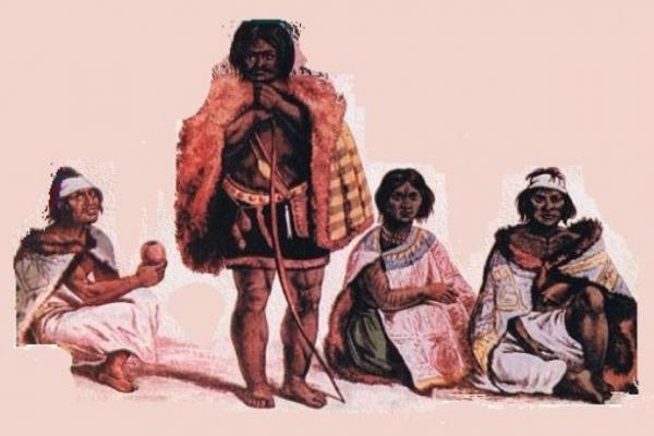 Grupo de charrúas trasladados a París en 1833