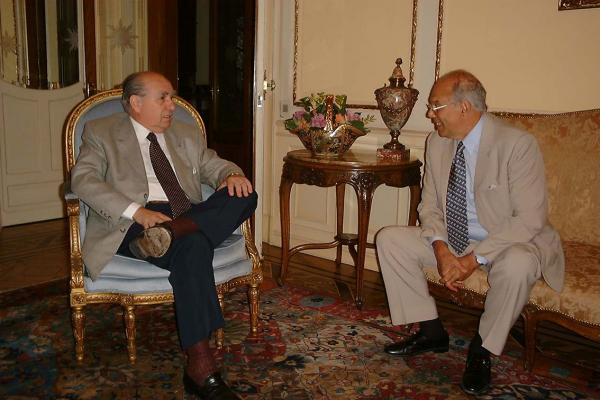 Presidentes Jorge Batlle y J. Sanguinetti