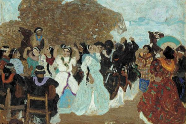 Pedro Figari: "La Media Caña"