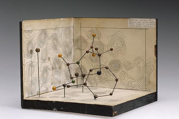 Modelo molecular de la penicilina de Dorothy Hodgkin