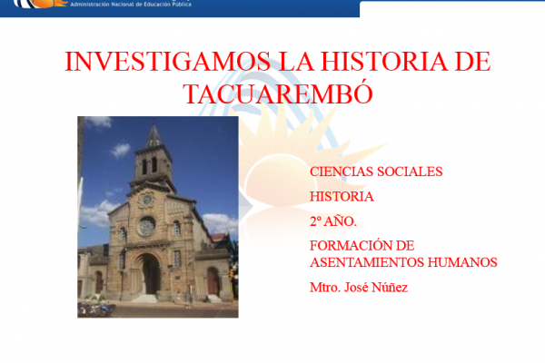 Foto ilustrativa de la presentación sobre Tacuarembó