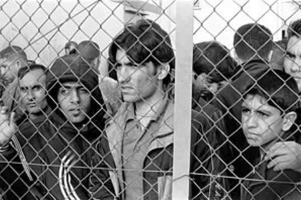 Fotos de refugiados en Grecia