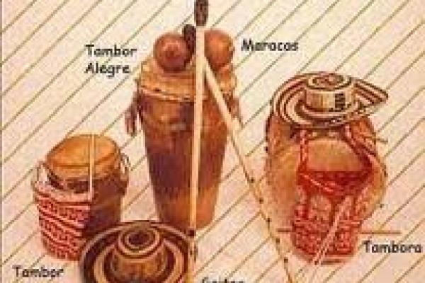 Instrumentos musicales afrocolombianos: tambores, gaitas y maracas