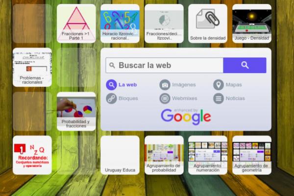 Imagen del agrupamiento de recursos en Symbaloo