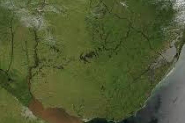 Imagen Satelital de Uruguay