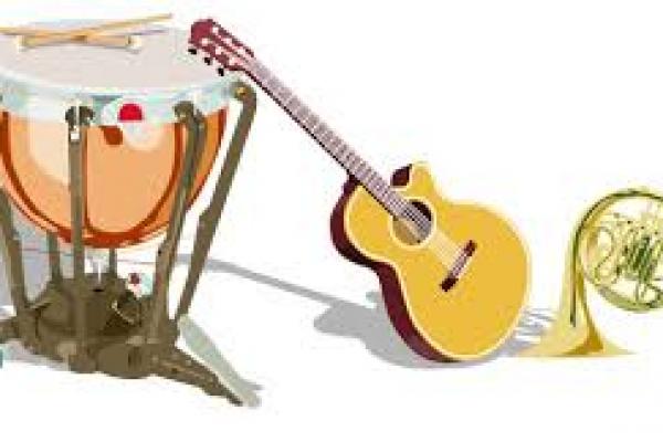 timbal, guitarra y trompa