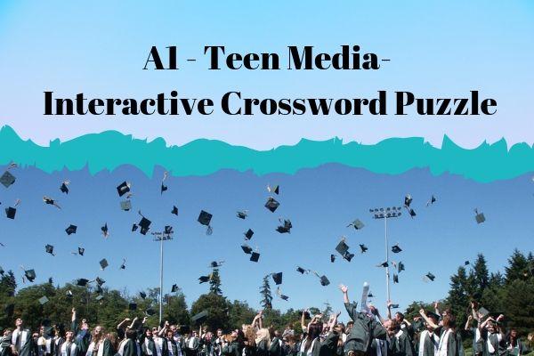 Picture of  teenage students throwing hats in the air