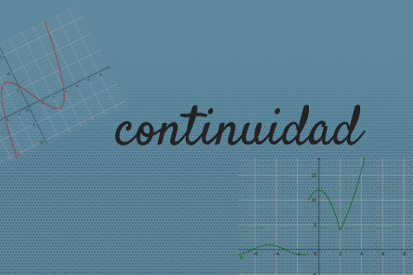 Cartel que contiene imágenes de funciones y un texto que dice continuidad