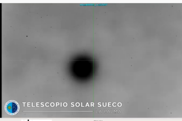 Mercurio frente al disco solar