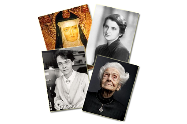 cuatro retratos de mujeres científicas