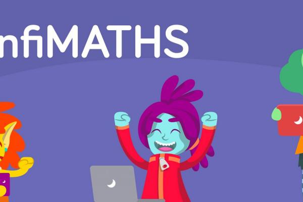Tres de los personajes de confiMaths