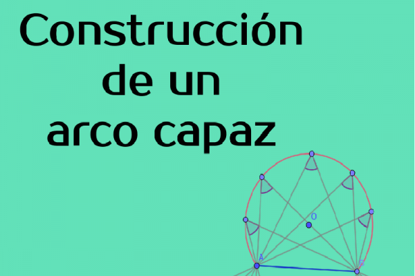 Contiene una leyenda: "Construcción de un arco capaz" y una imagen del mismo.
