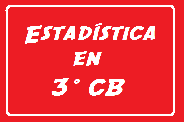 Estadística en 3º CB