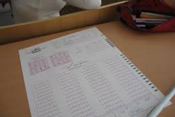 Hoja de examen