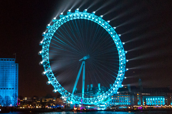 Foto del London Eye.