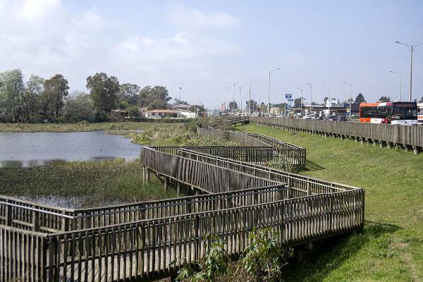puente madera Ciudad de la Costa