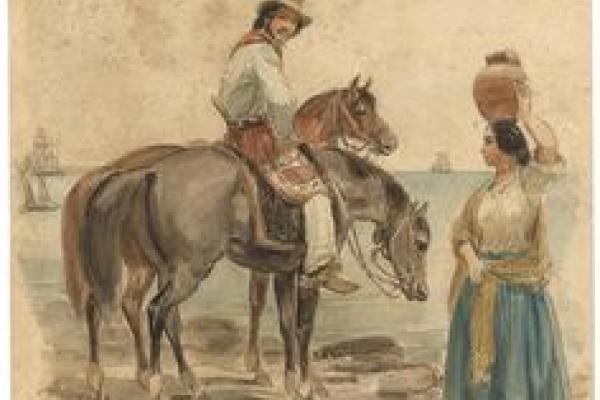 Adolfo D´Hastrel: gaucho y aguatera