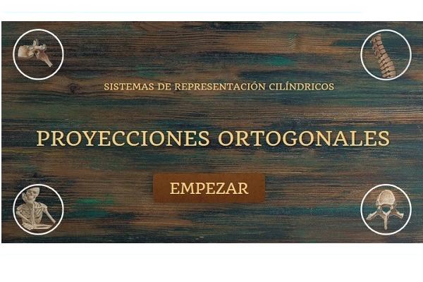 portada de la presentación con texto e imágenes de vértebras