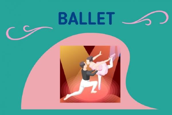Imagen de pareja de bailarines de ballet