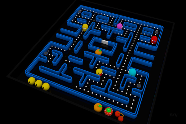 Juego Pac-Man.