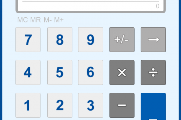 calculadora con factor constante