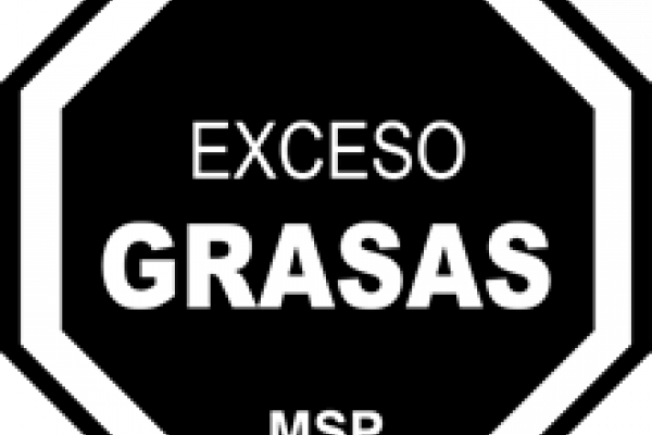 Imagen sobre exceso de grasas, etiquetado