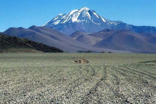 Camino de Llullaillaco en Salta (Argentina).