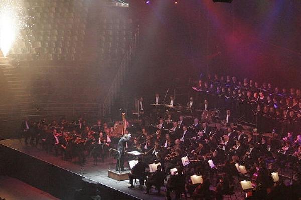 Orquesta de Melbourne interpretando la "Obertura 1812" de Chaikovski