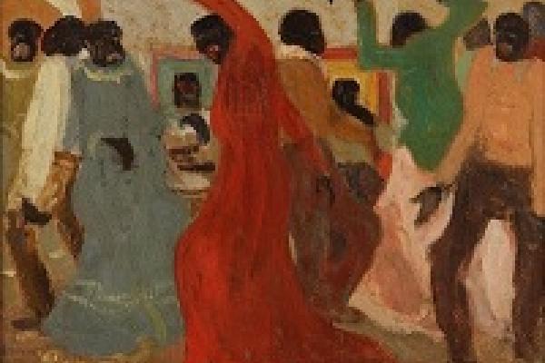 Candombe, pintura de Pedro Figari