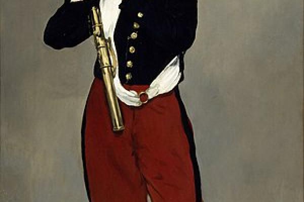 Pintura de Edouard Manet: "El pífano"