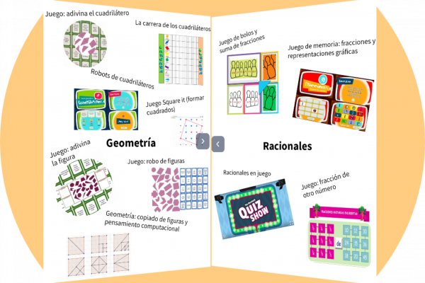 Agrupamiento de juegos de geometría y racionales