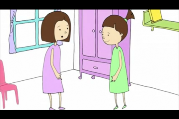 Dos hermanas conversando para llegar a acuerdos