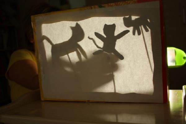 Fotografía de teatro de sombras